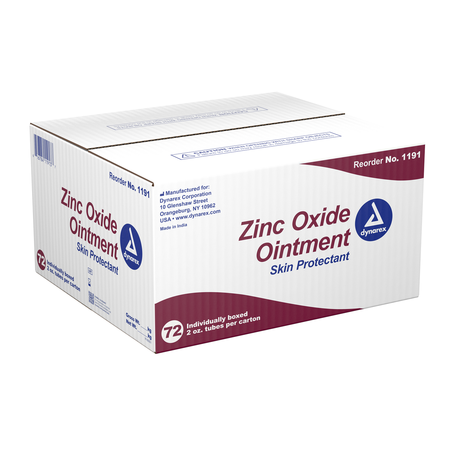 Dynarex - Zinc Oxide Ointment tube
