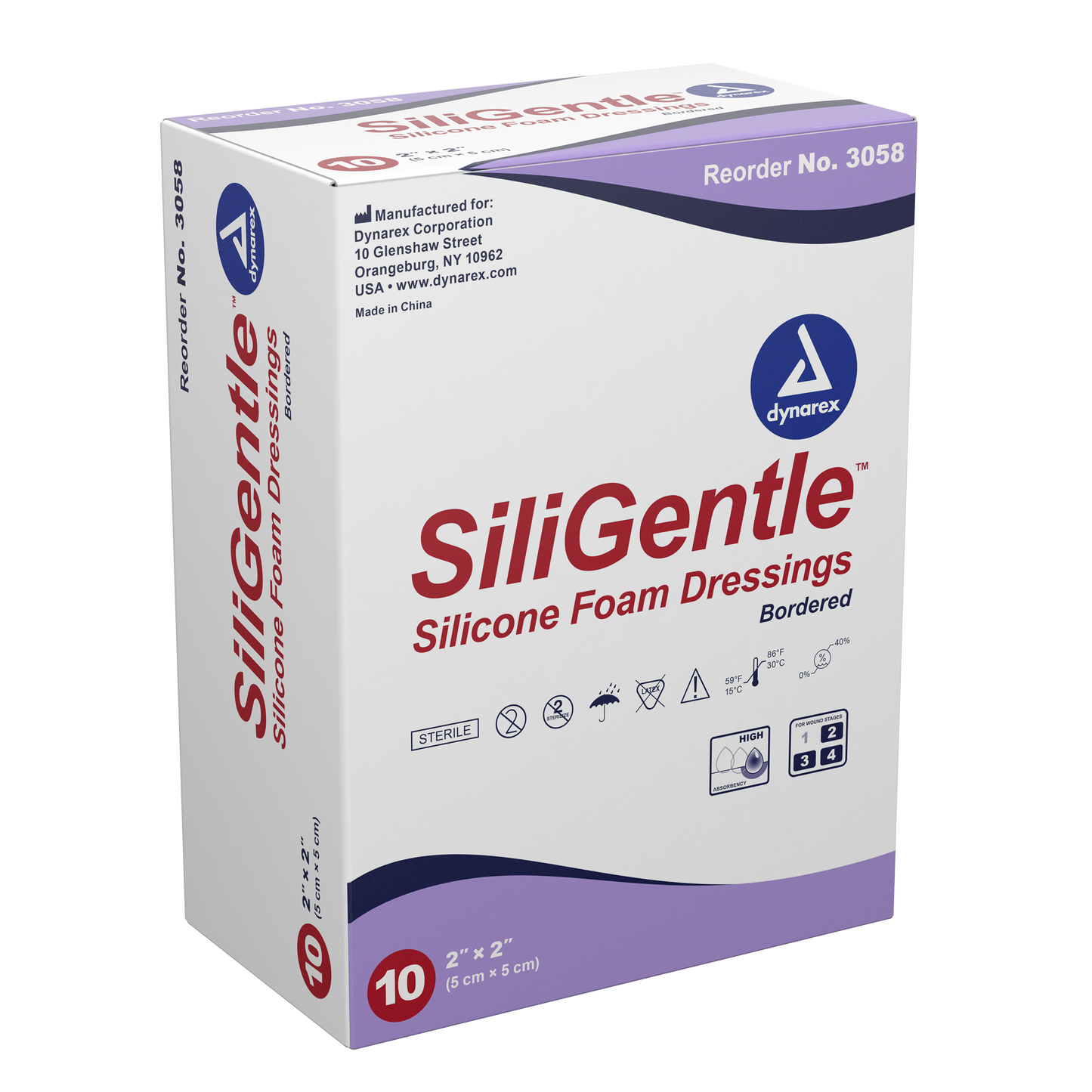 SiliGentle Silicone Bordered Foam Dressings