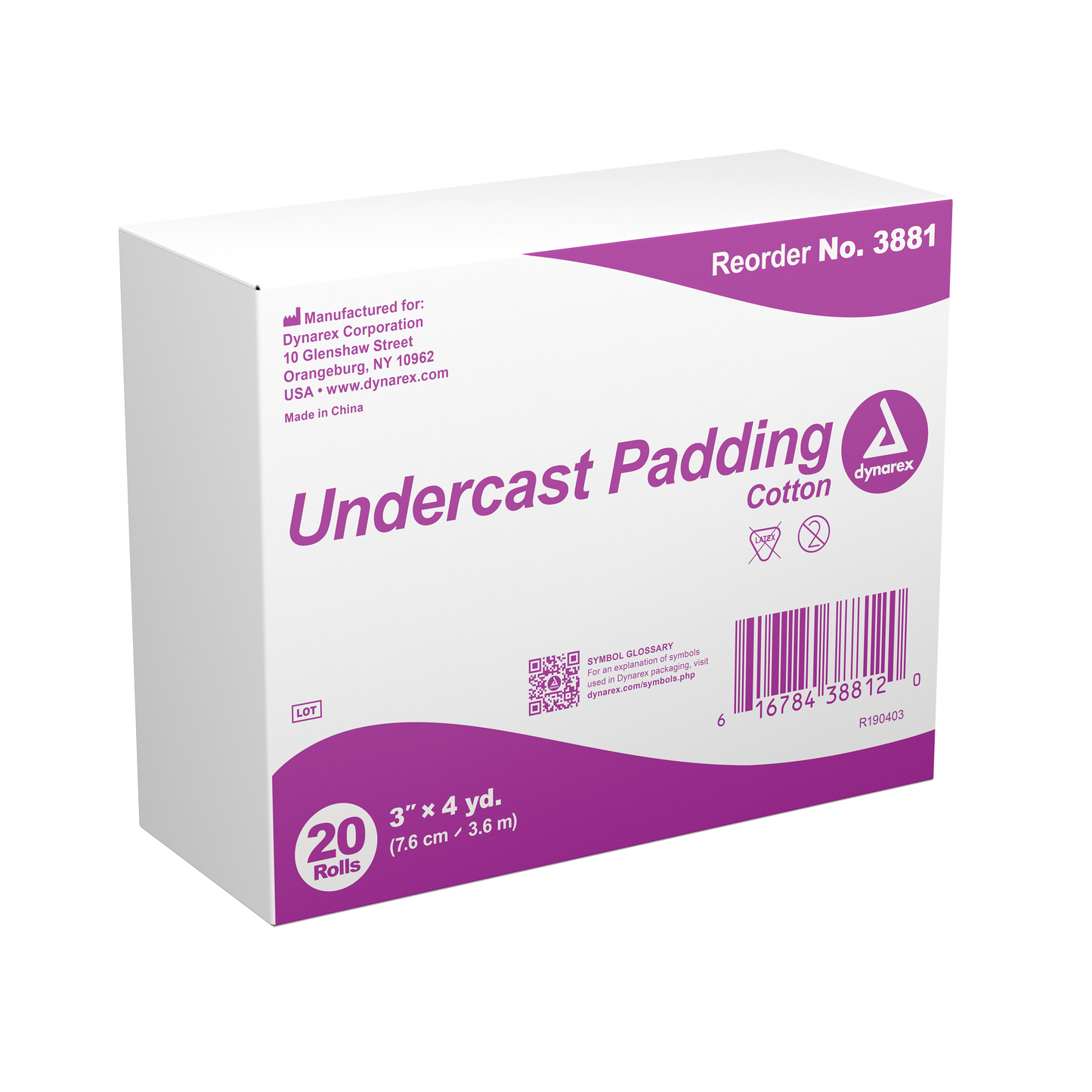 Dynarex - Undercast Padding, 4yds Length