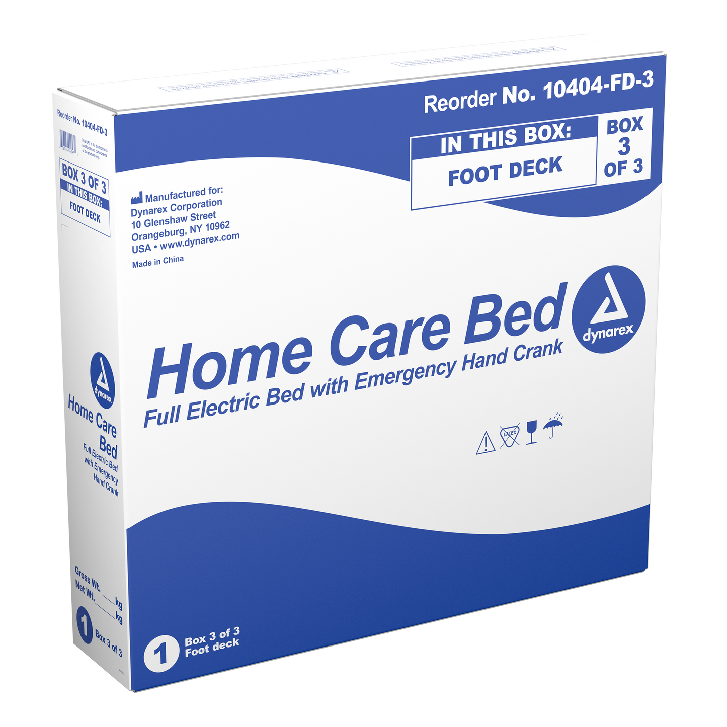 Dynarex - Full Electric Bariatric Home Care Bed - 42"