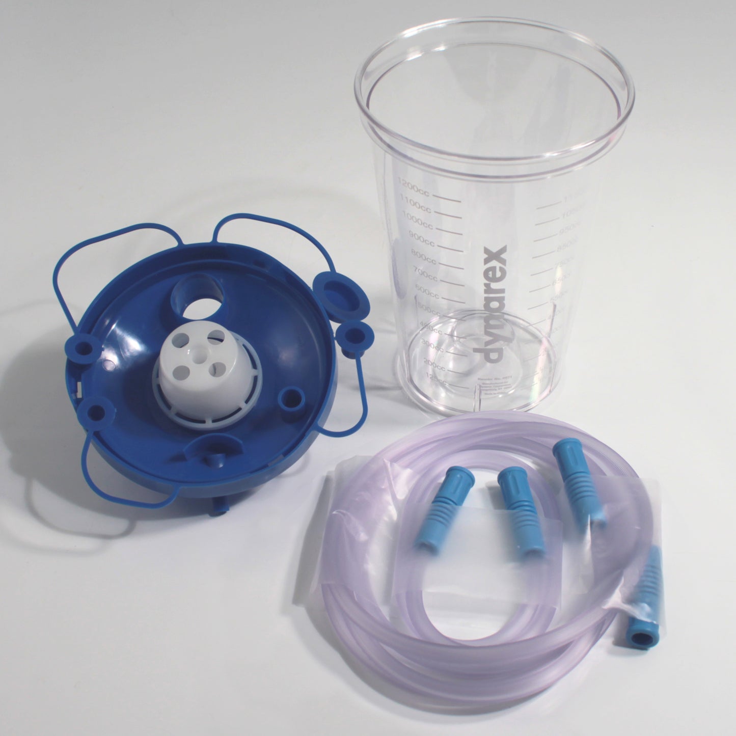 Dynarex -1200cc Suction Canister (Hi-Flow) w/ lid
