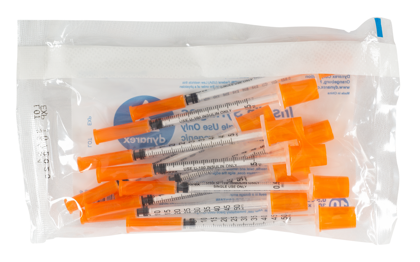 Dynarex - Insulin Syringe N/S - .5cc