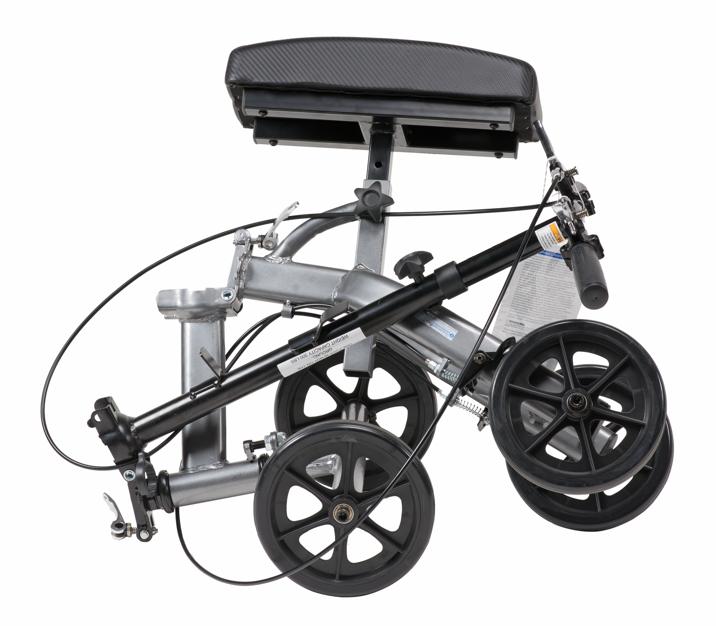 Dynarex - Steerable Knee Walker with Basket - Compact