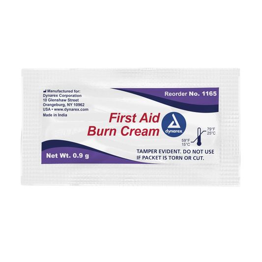 Dynarex - First Aid Burn Cream 0.9g foil packet