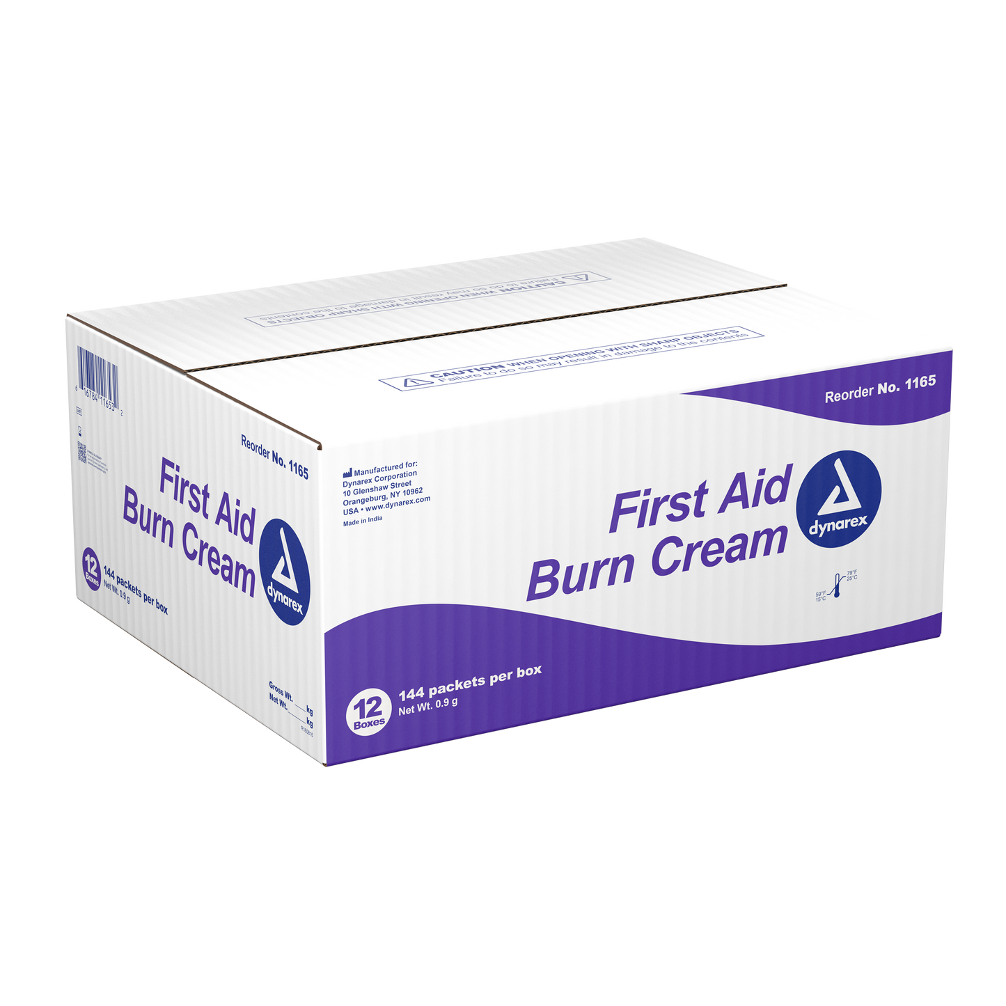 Dynarex - First Aid Burn Cream 0.9g foil packet