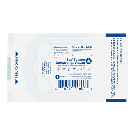 Dynarex - Sterilization Pouches 2.25" x 2.75"
