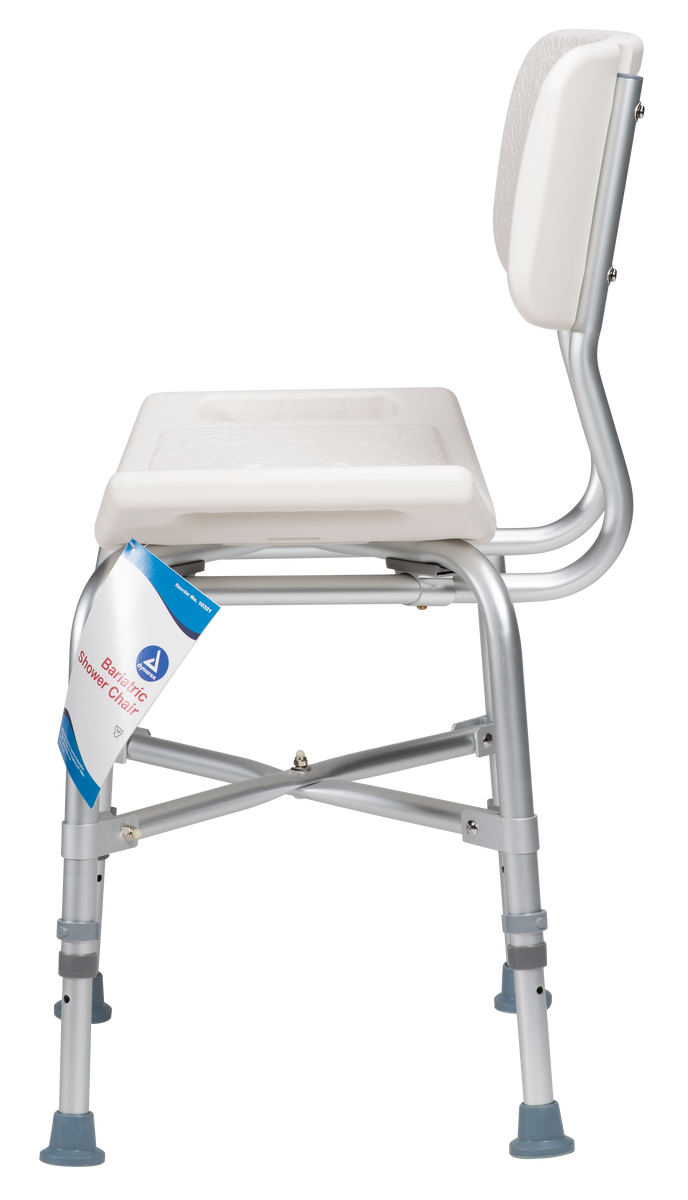 Dynarex Bariatric Shower Chair with Back GoBioMed