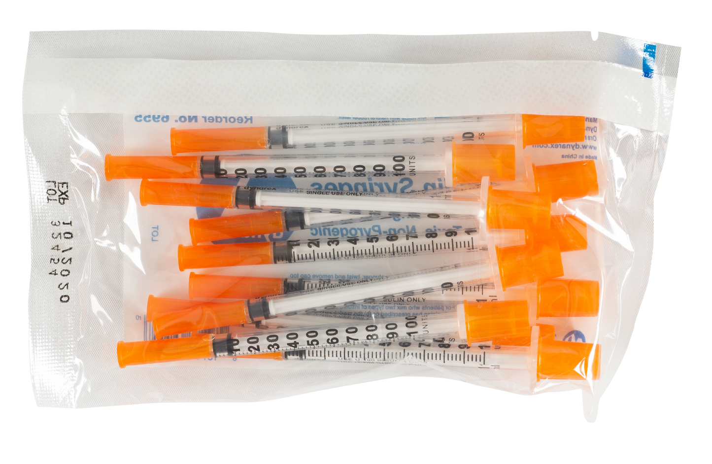 Dynarex - Insulin Syringe N/S - 1cc