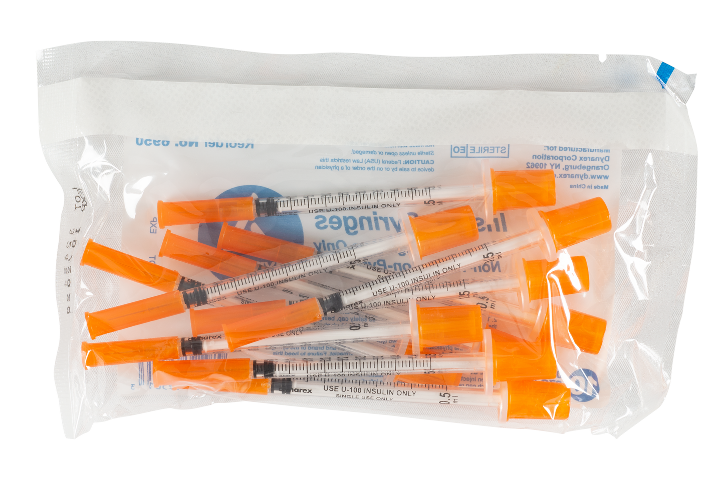 Dynarex - Insulin Syringe N/S - .5cc