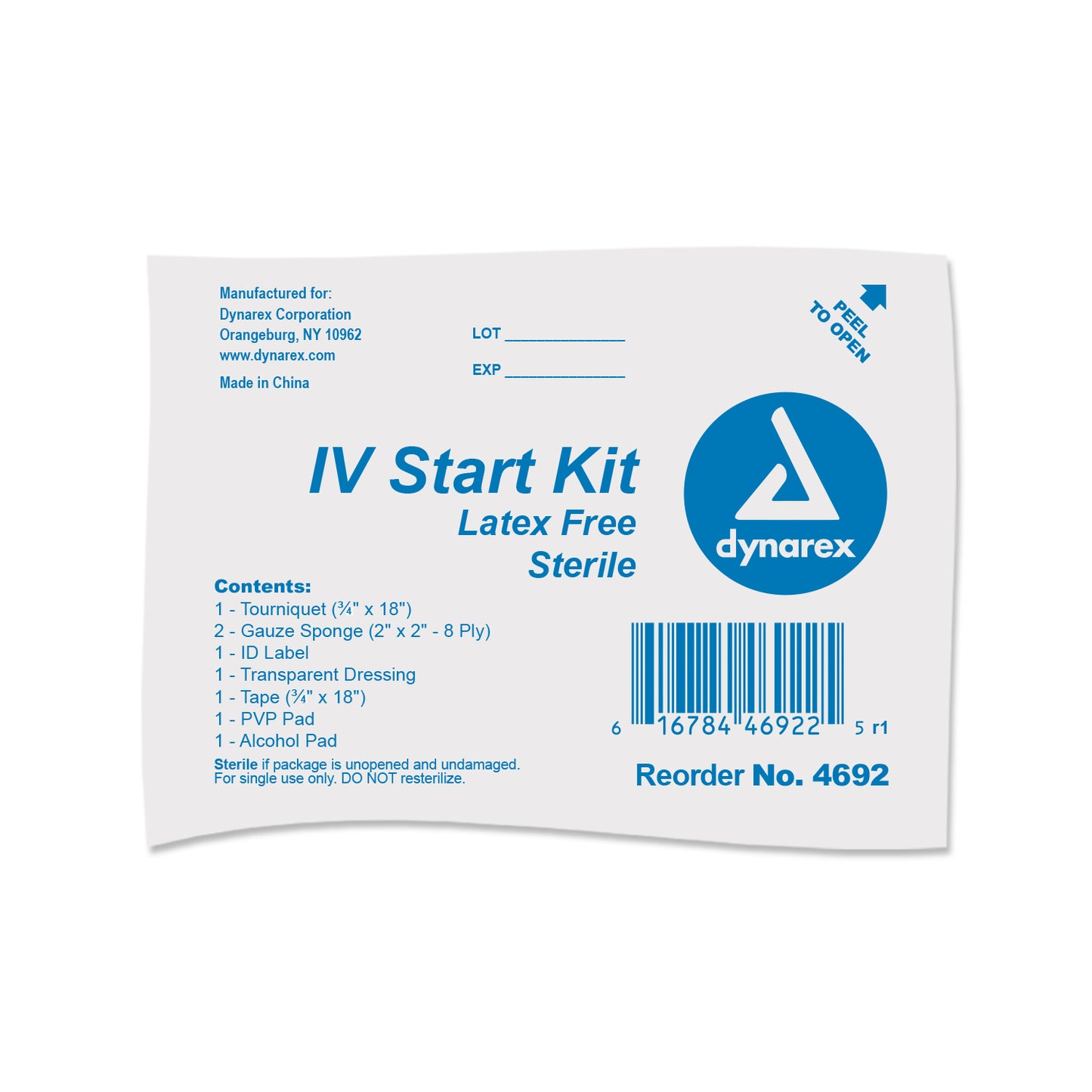 Dynarex - IV Start Kit, 50/case