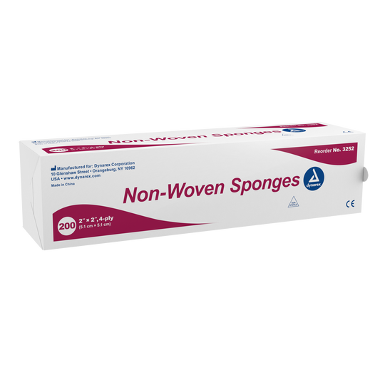 Dynarex - Non-Woven Sponge 2"x 2" 4 Ply