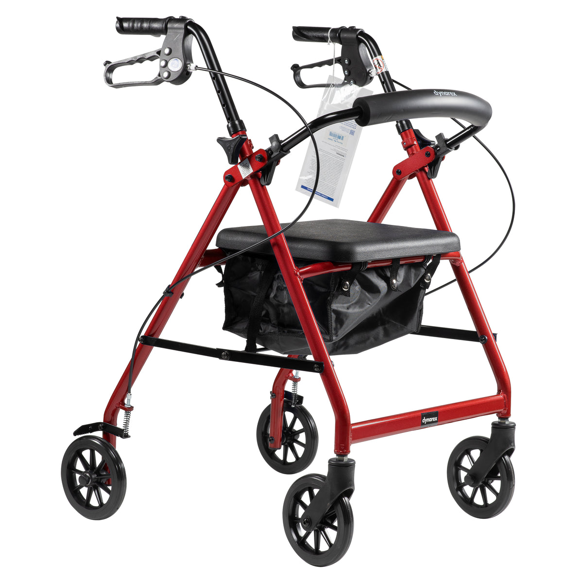 デジーノ カルマートDESIGNO RAISE Calmart 74CM+ DynaGo Quad 6 - Aluminum Rollator – GoBioMed