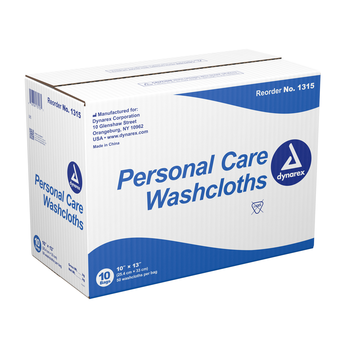 Dynarex - Personal Care Washcloth 10"x 13"