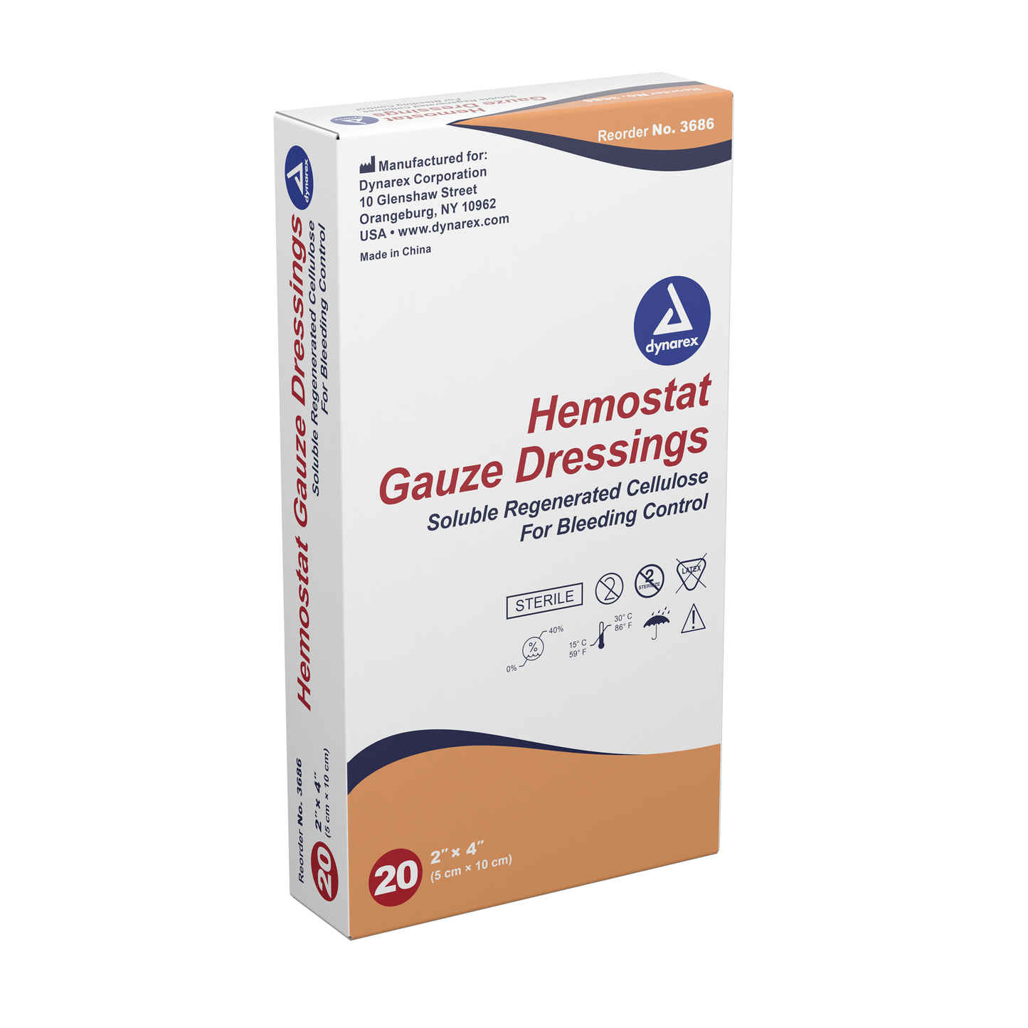Dynarex - Hemostat Gauze Dressing