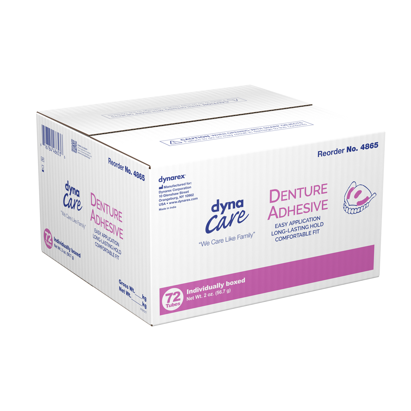 Dynarex - Denture Adhesive 2oz. Tube