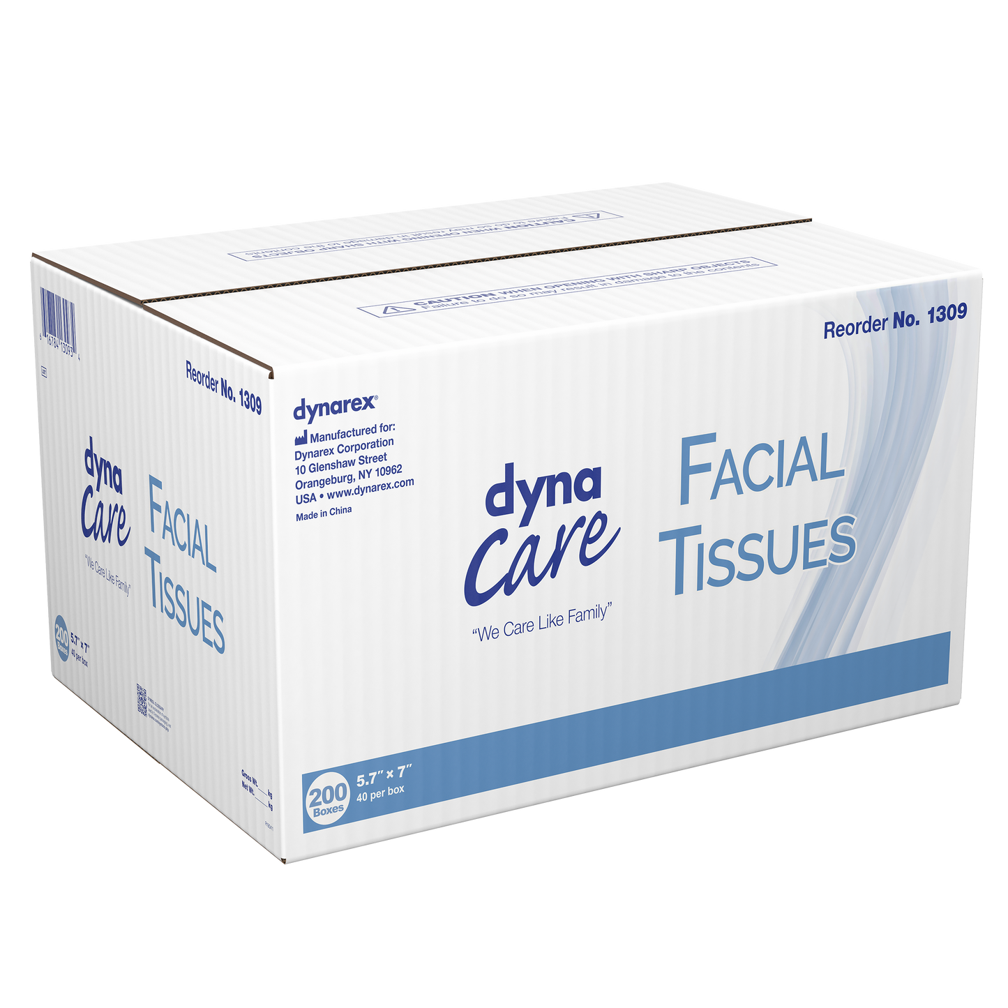 Dynarex - Facial Tissues 5.7" x 7"