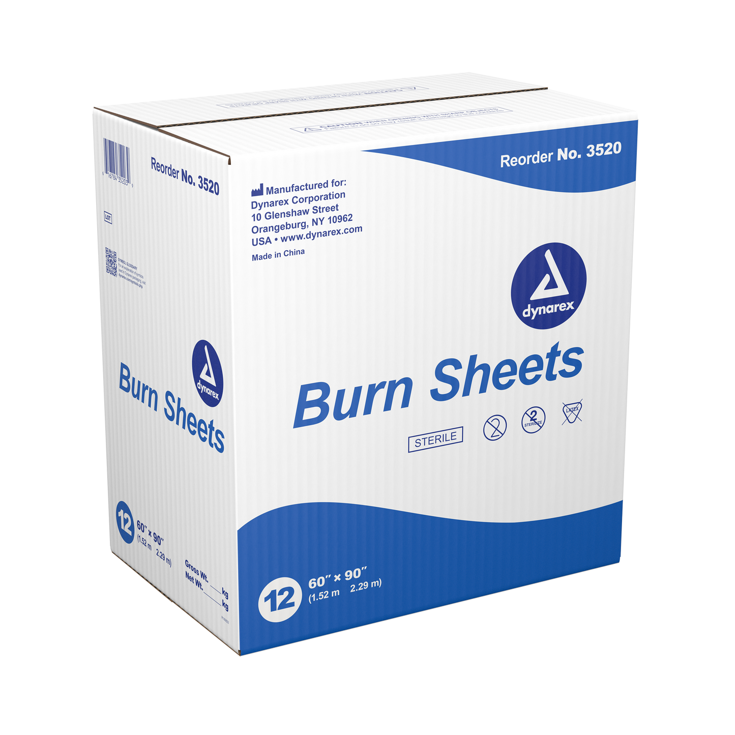 Dynarex - Burn Sheet, Sterile 60"x90"