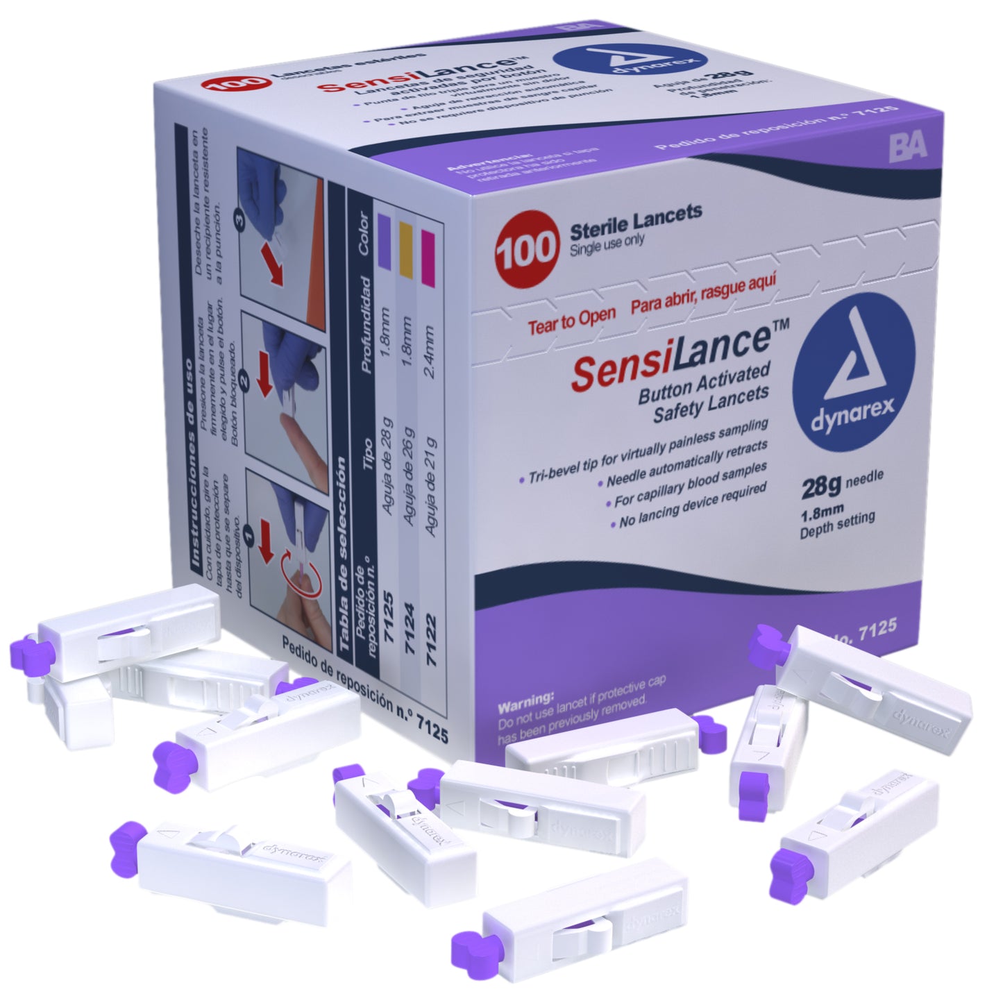 Dynarex -Sterile Safety Lancets