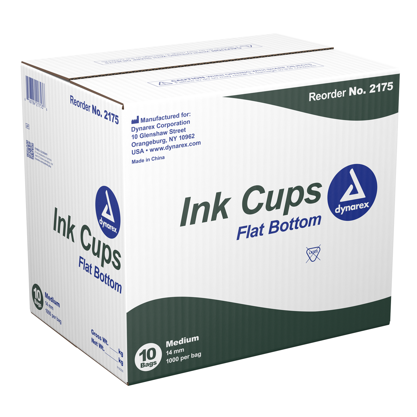 Dynarex - Flat bottom Ink Cups