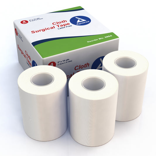 Dynarex - Cloth Surgical Tape 3" x 10 yds