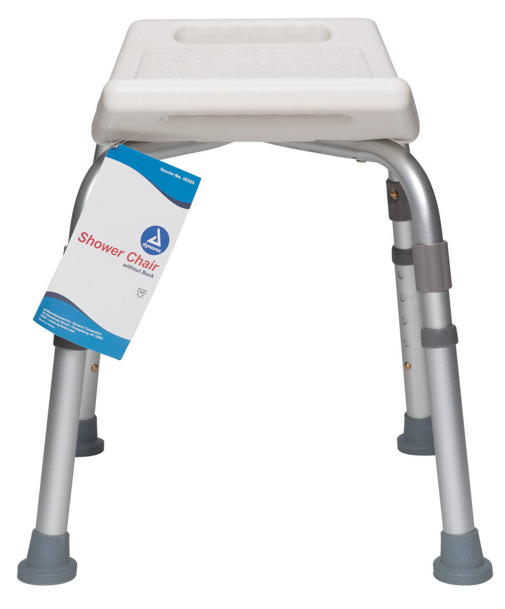 Dynarex Shower Chair without Back GoBioMed