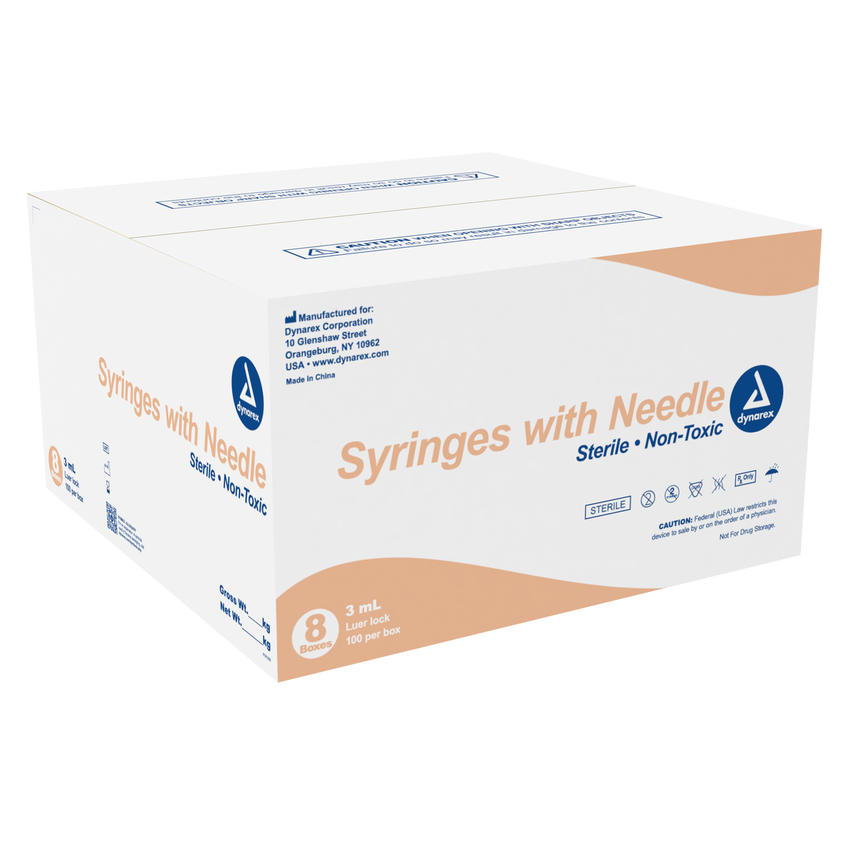 Dynarex Syringes With Needle Sterile - Suprememed
