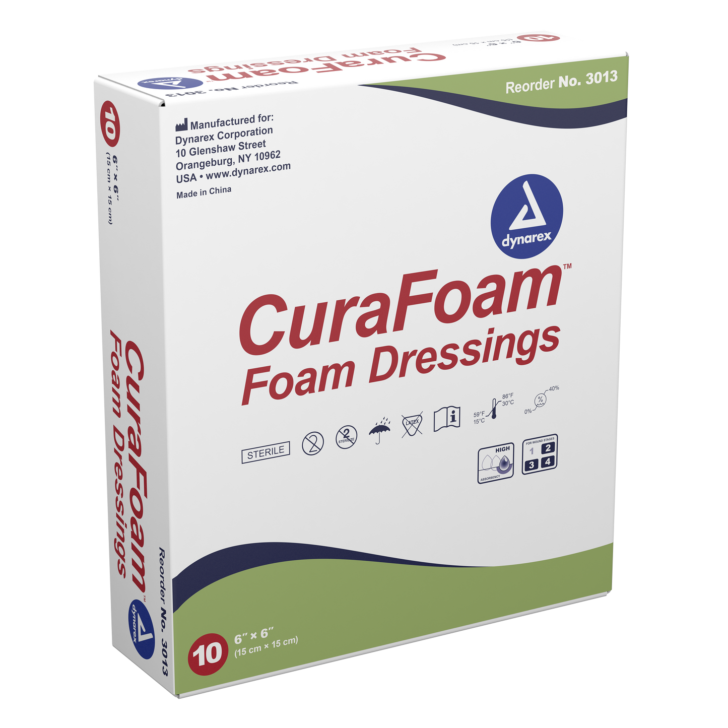 Dynarex - CuraFoam Foam Dressing
