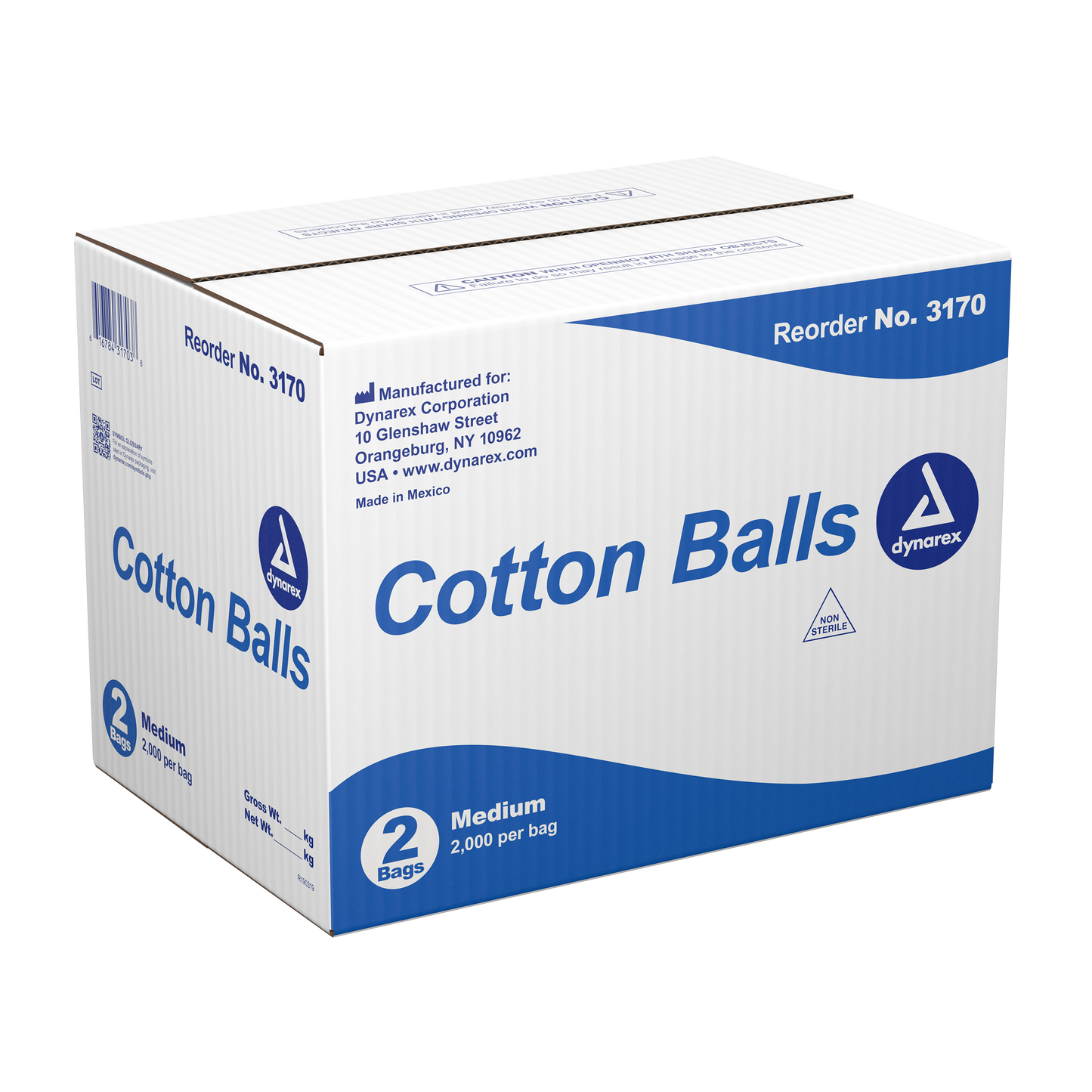 Dynarex - Cotton Ball - Medium