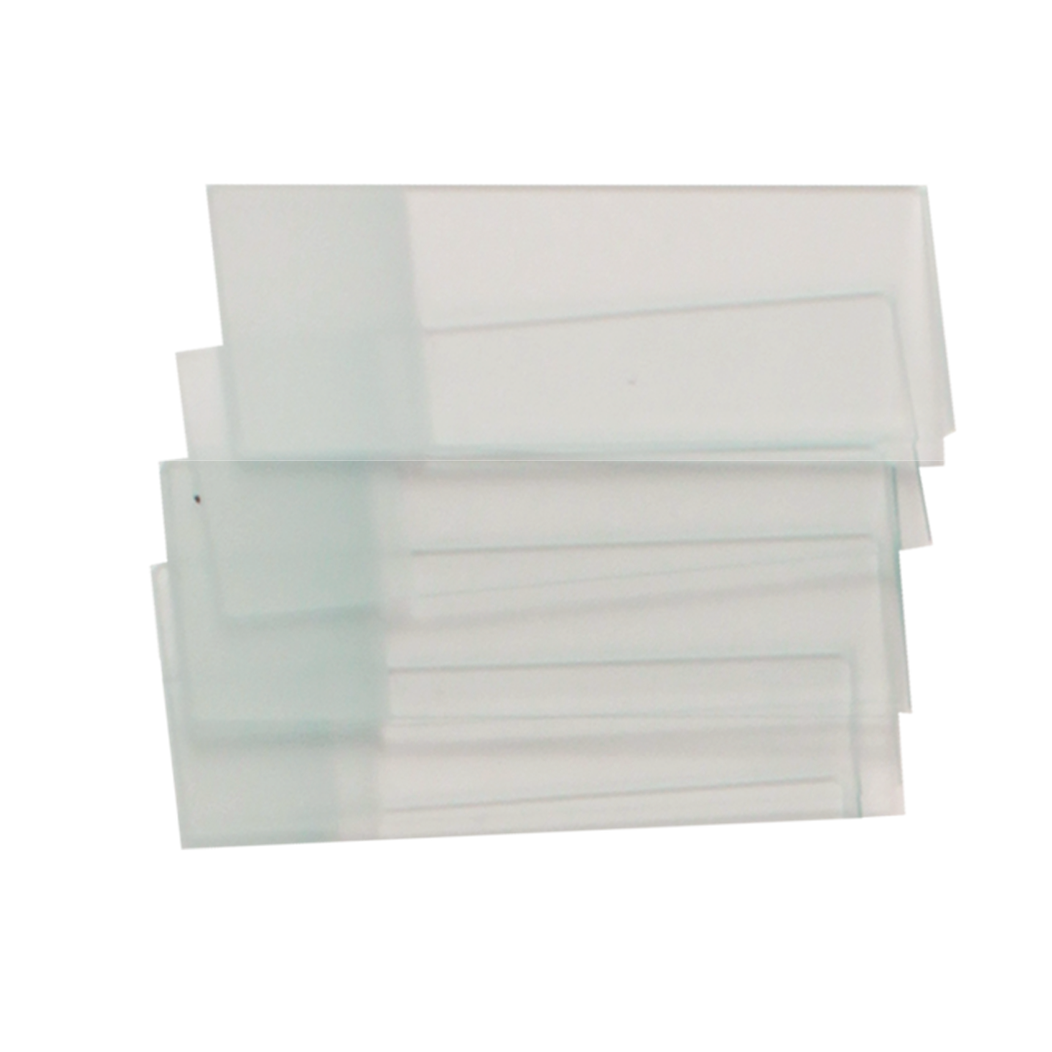 Dynarex - Microscope Slides, Corner Grounded, 3" x 1" x 1mm