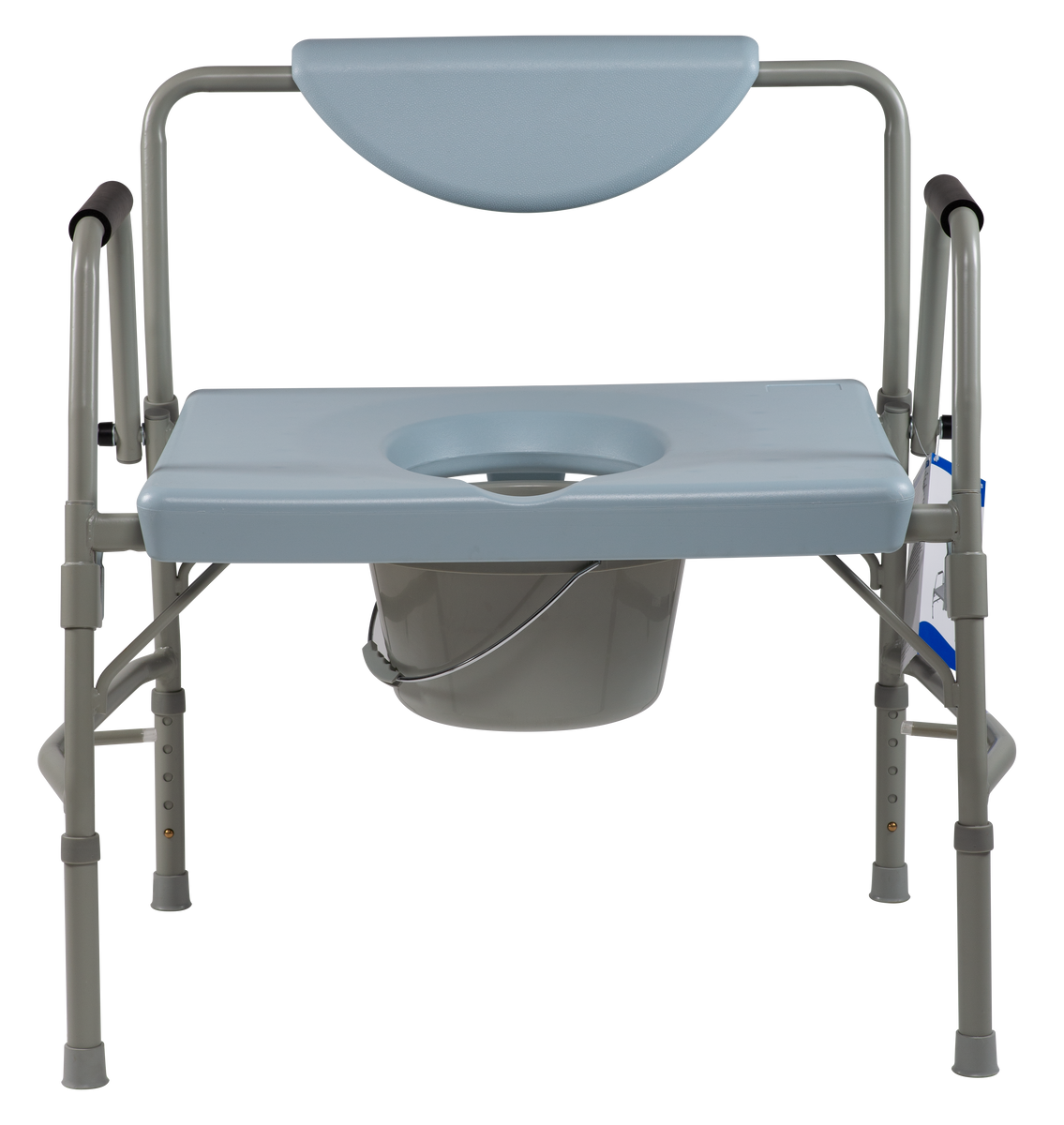 Bariatric commode with discount wheels