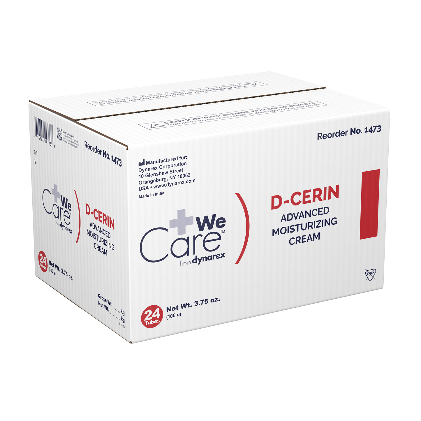 Dynarex - D-Cerin Advanced Moisturizing Cream 3.75oz Tube
