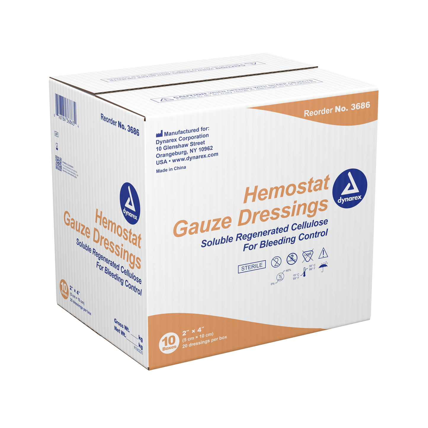 Dynarex - Hemostat Gauze Dressing