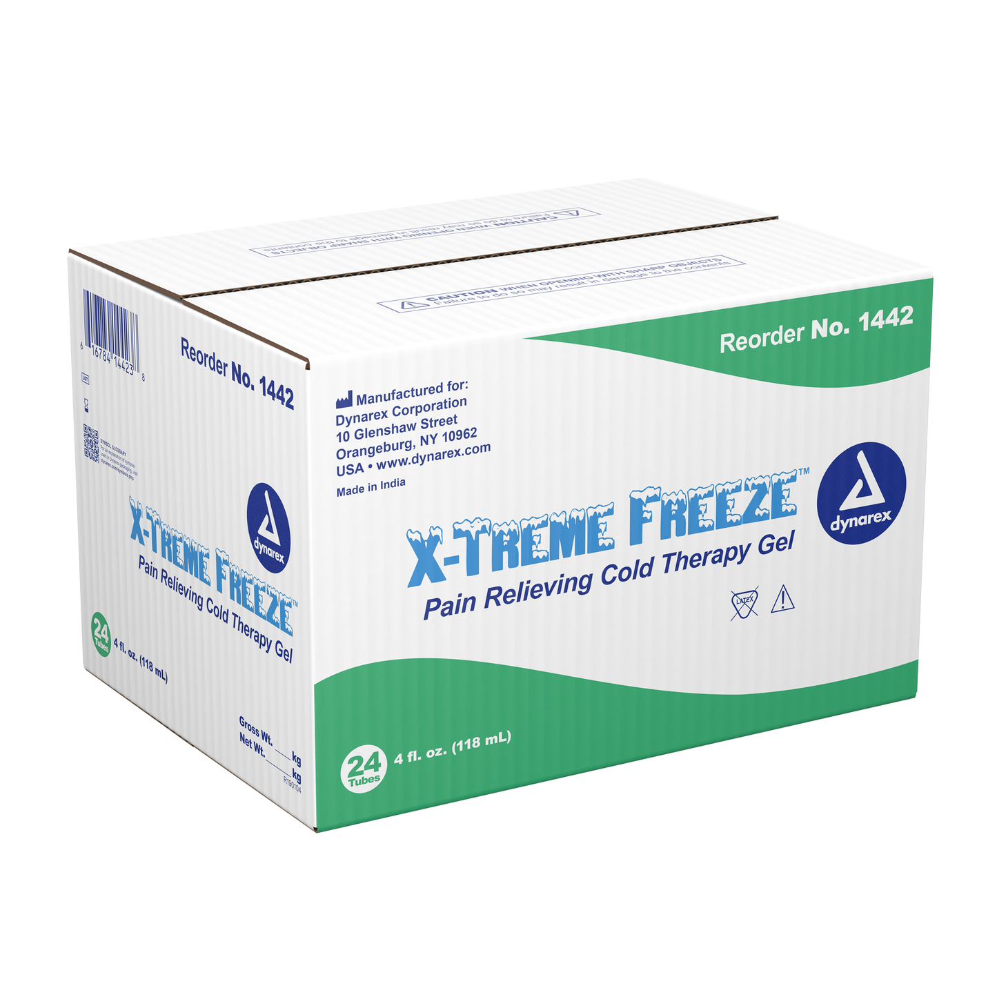 Dynarex - X-Treme Freeze Pain Relieving Cold Therapy Gel 4oz. Tube