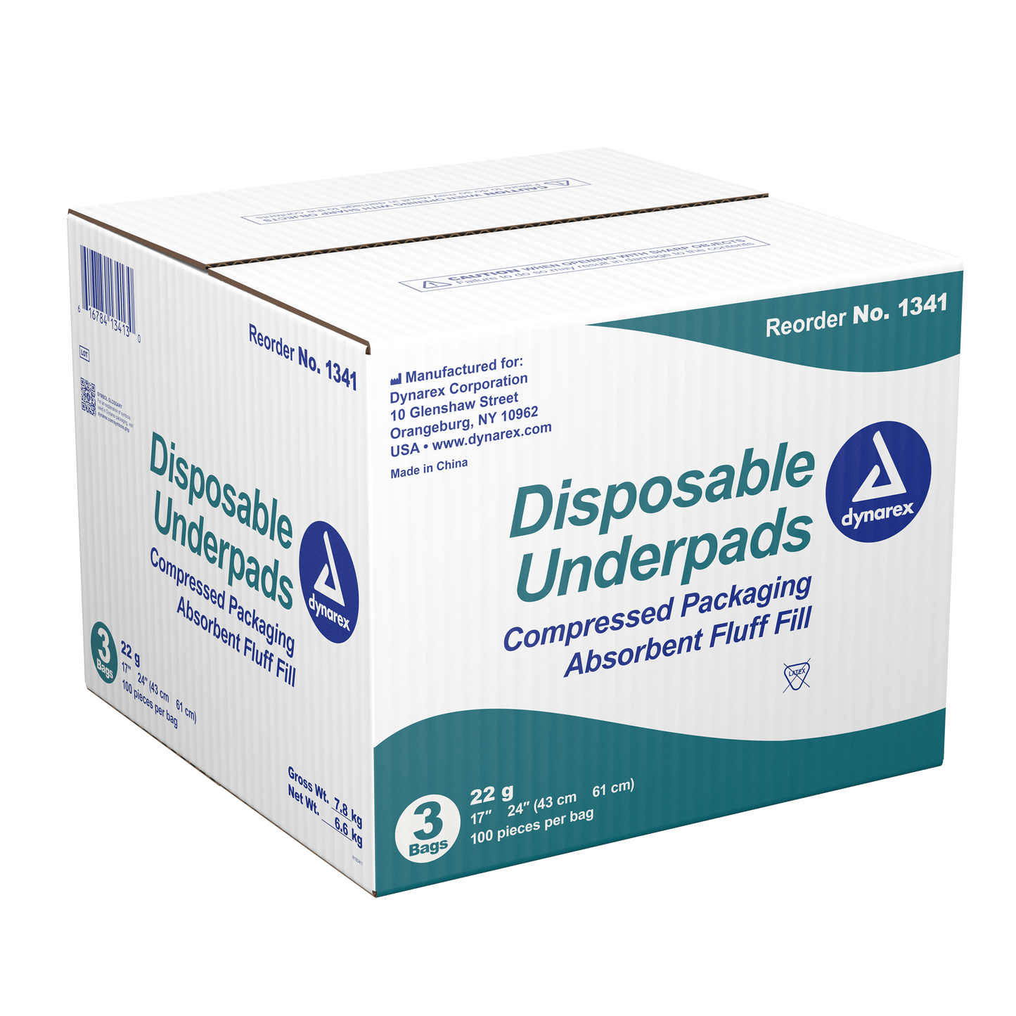 Dynarex - Disposable Underpads, 17 x 24 (22 g)