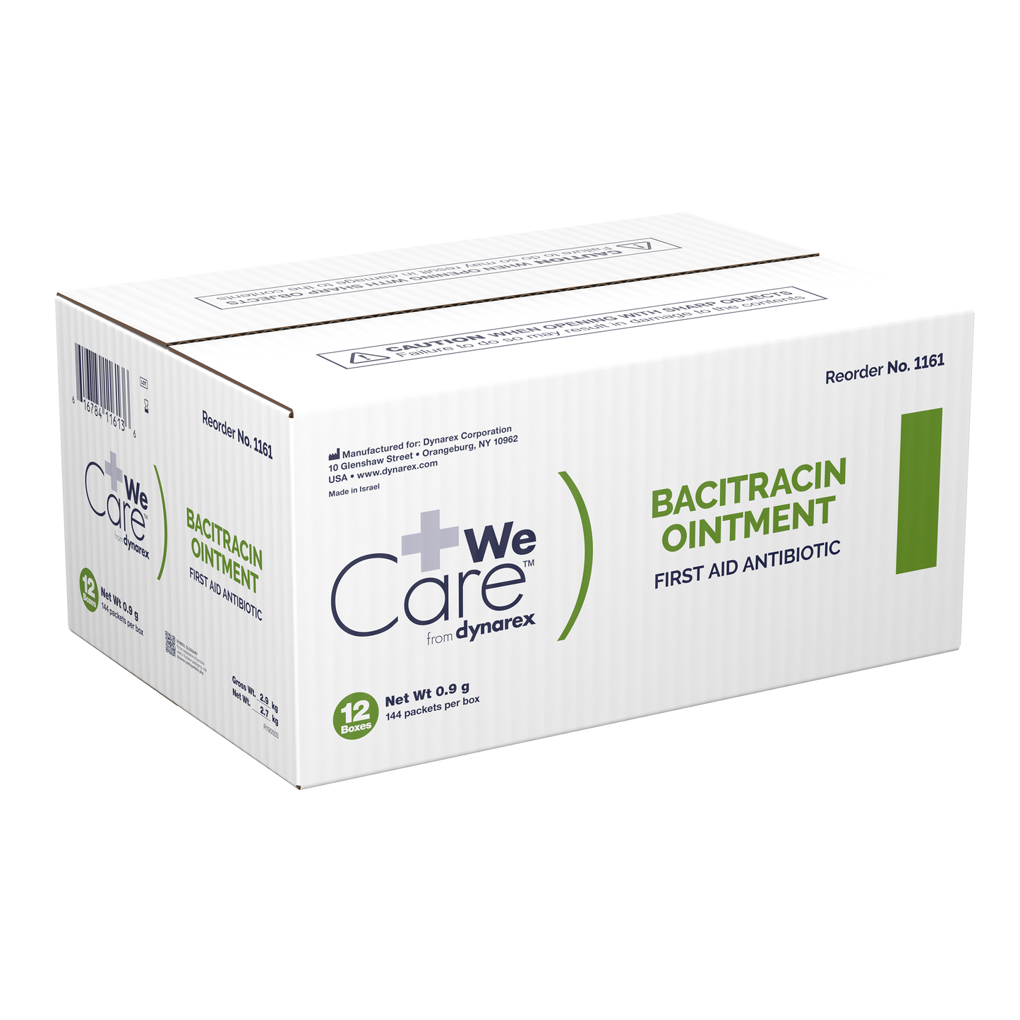 Dynarex - Bacitracin Ointment 0.9g foil pack