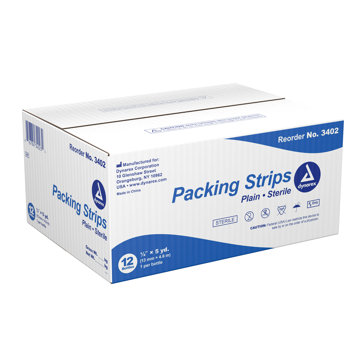 Dynarex Sterile Packing Strips GoBioMed
