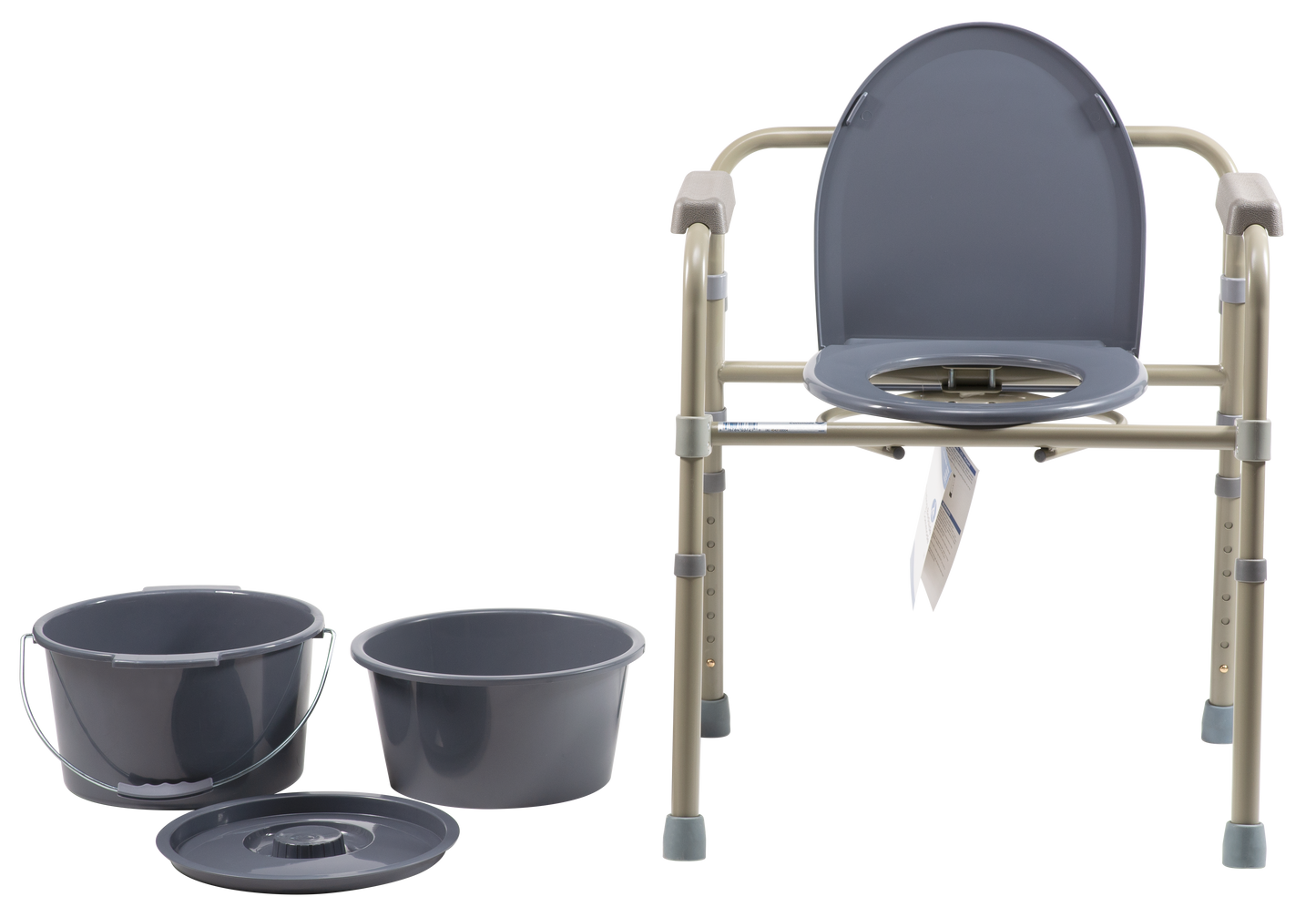 Dynarex - Folding Bedside Commode