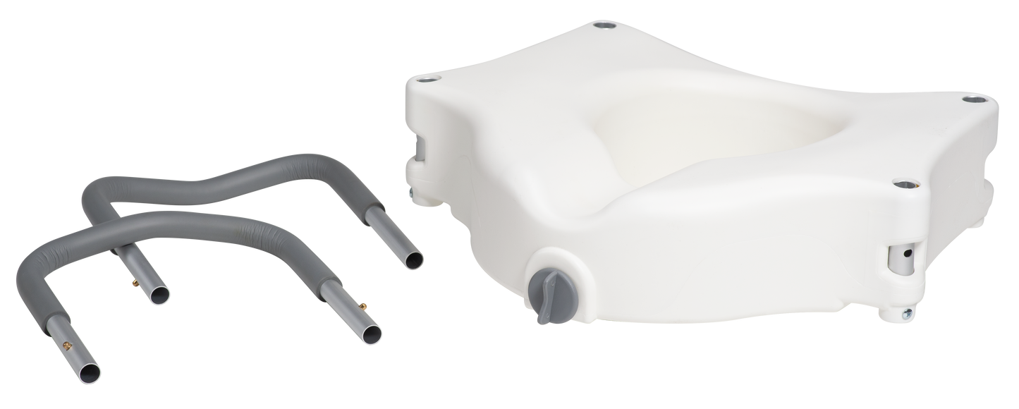 Dynarex - Raised Toilet Seat with Arms