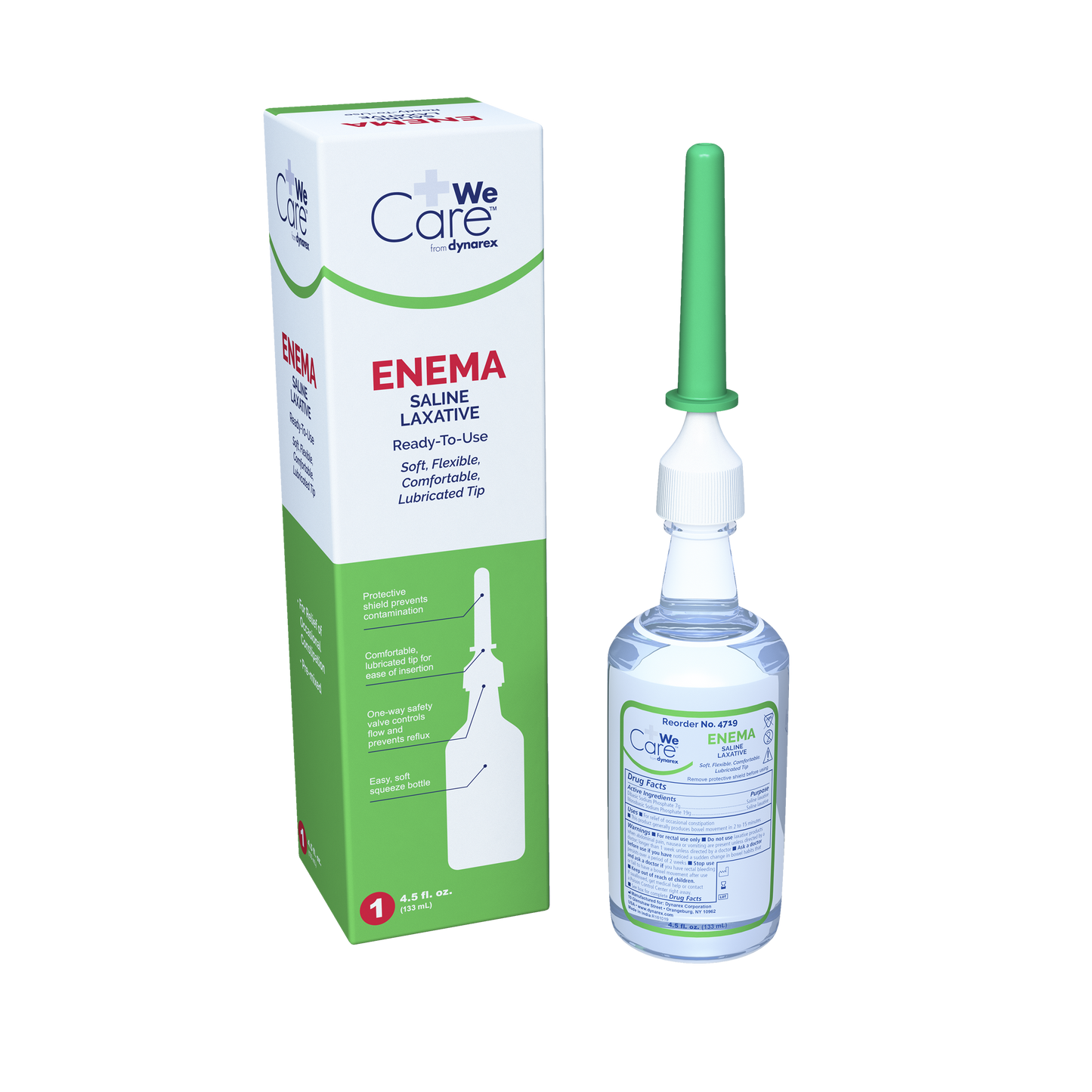 Dynarex - Enema Saline Laxative 4.5 fl. oz.