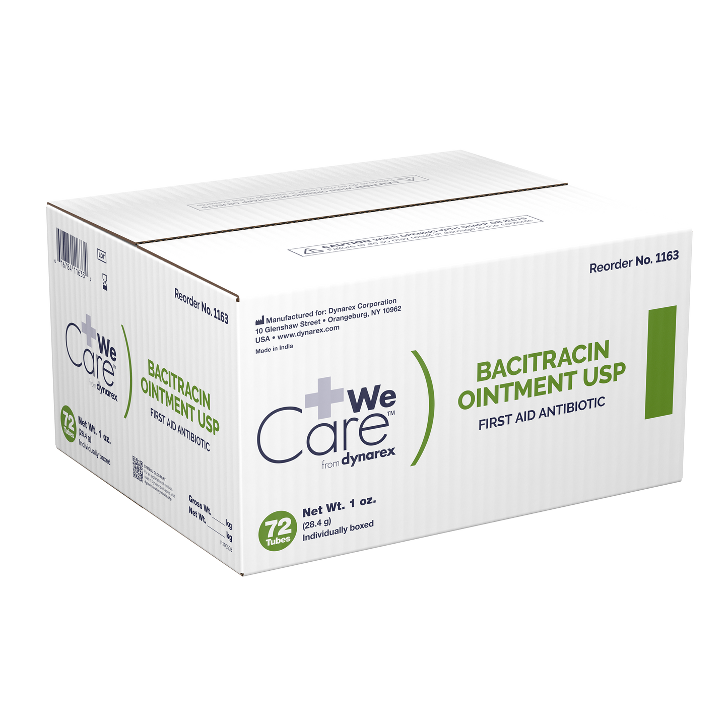 Dynarex - Bacitracin Ointment 1 oz. Tube