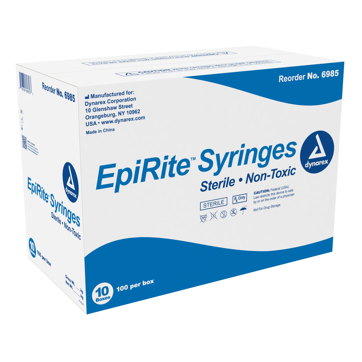 Dynarex - Syringes With Needle - 1cc – GoBioMed