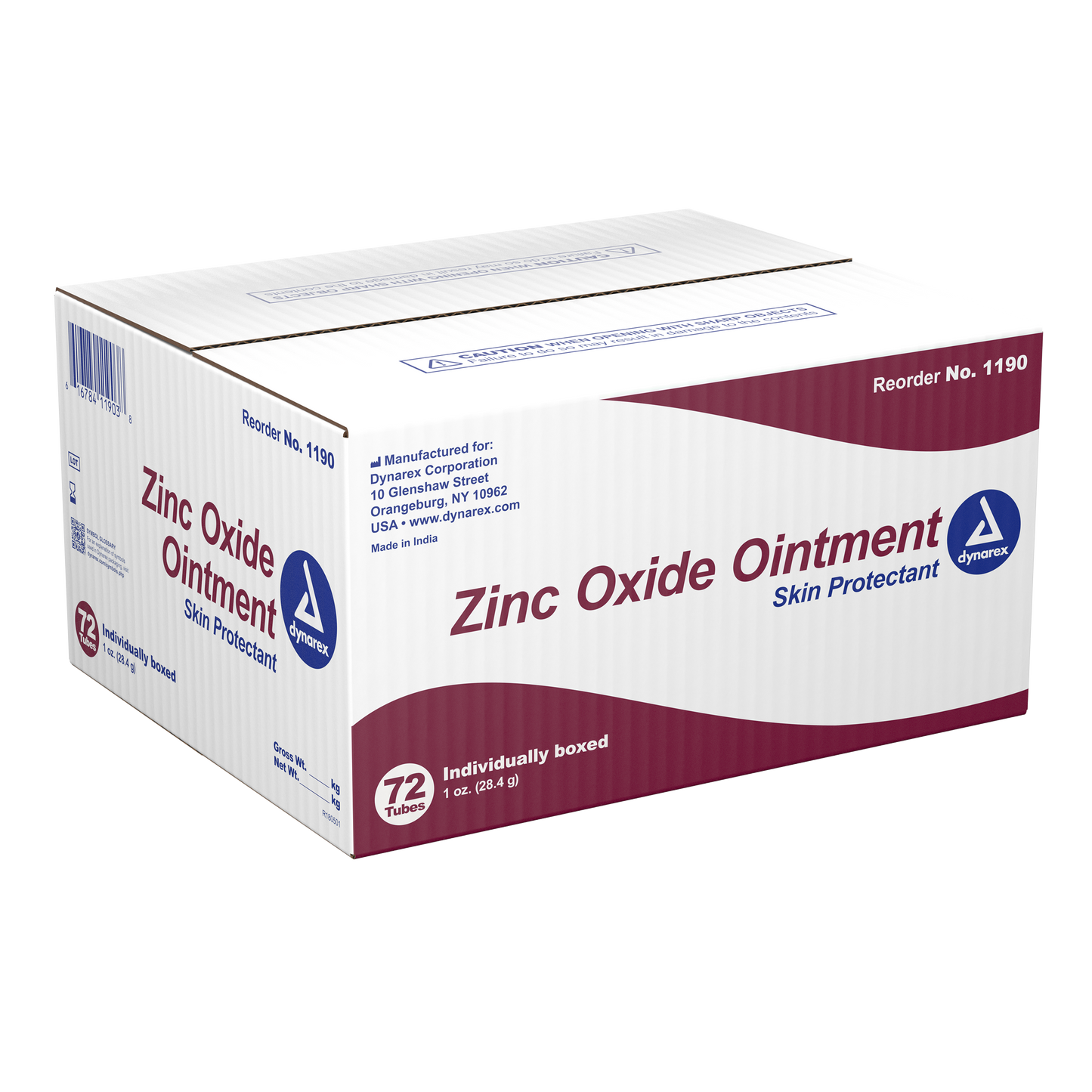 Dynarex - Zinc Oxide Ointment tube