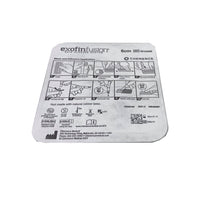 Back of Exofin Fusion ER Wound Closure Kit packaging – product details, instructions, and regulatory information