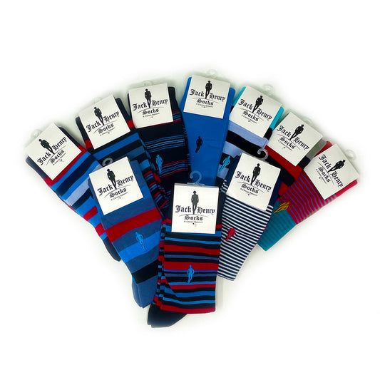 Jack Henry Premium Bamboo Blend Dress / Crew Socks – Stylish, Soft, Eco Friendly, Moisture Wicking, Odor Eliminating, and Fade Resistant