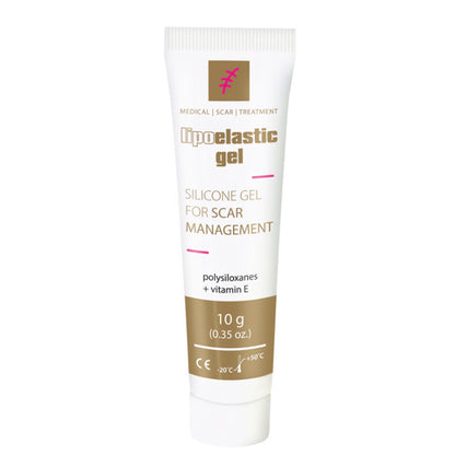 Lipoelastic Gel Silicone Scar Treatment Tube 10g with Vitamin E
