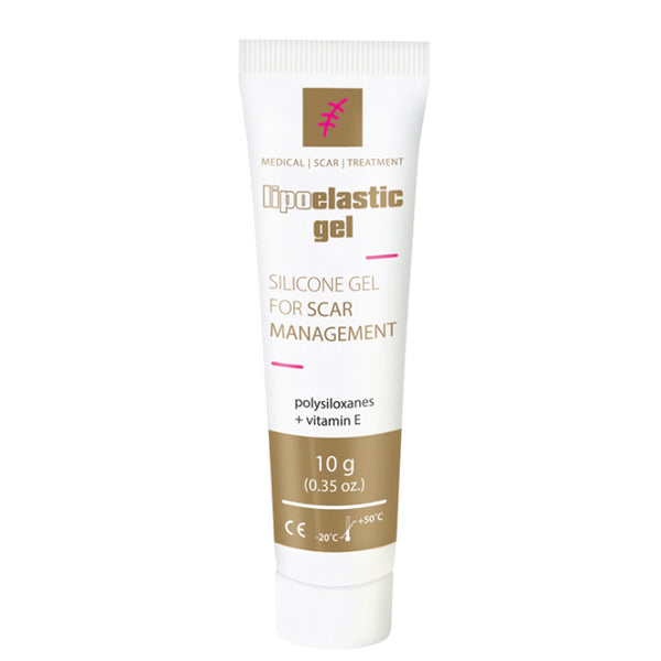 Lipoelastic Gel Silicone Scar Treatment Tube 10g with Vitamin E