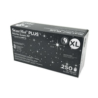 StarMed Plus 300 Count Box - Powder Free Nitrile Exam Gloves