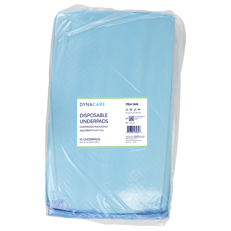 Dynarex - Disposable Underpads, 30 x 36 (90 g) with polymer