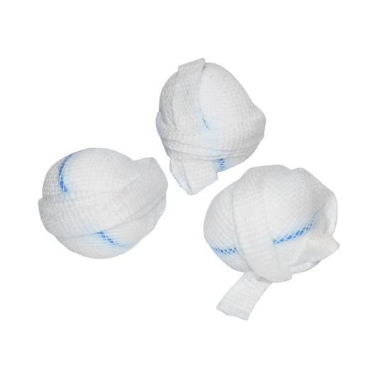 Tonsil Sponge, Non-Sterile, 1-1/4" X-Large Single Strung