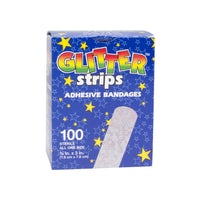 Designer Adhesive Bandages, Sterile, Glitter, 3/4" x 3"